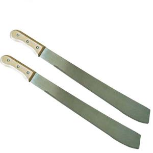 China Handmade Custom Wooden Handle Machete Anti Scratch 2.2mm 18in factory