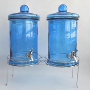 China glass juice / beverage dispensers factory