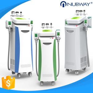 China 5 Handles Cryolipolysis cavitation rf body cool shape /fat freeze slimming machine nubway cryolipolysis for weight loss factory