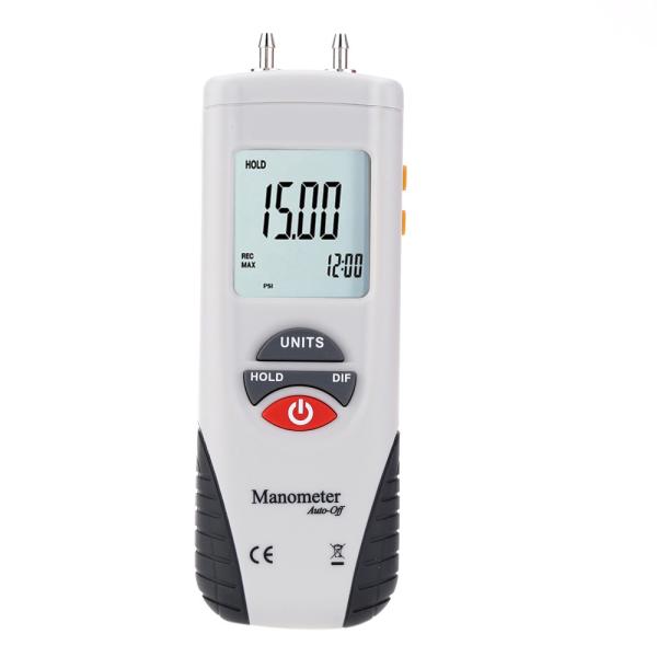 NEW Digital Manometer air pressure meter air pressure Differential Gauge Kit