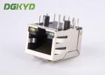 1000 base-tx tab down Rj45 Lan Jack with magnetic transformer