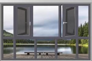 China Custom Aluminium Casement Windows for Office Buildings Superior Soundproof and Insulation factory