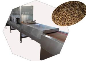 China Microwave Industrial Drying Equipment , Continuous Belt Dryer For Black Soldier factory