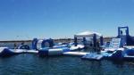 Exciting And Versatile Inflatable Floating Water Park 2 Years Warranty