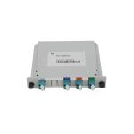 6 Channel CWDM MUX DEMUX LGX Box Plastic Simplex For Telecom Communitcation