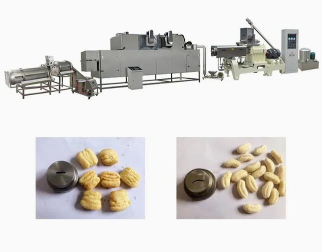 Automatic Corn Puff Corn Chips Snack Food Machine/Production Line