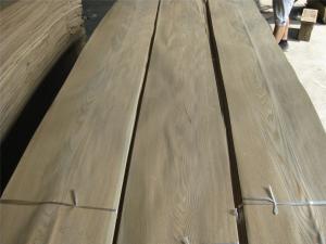 China Sliced Natural Brown Ash Wood Veneer Sheet, crown cut factory