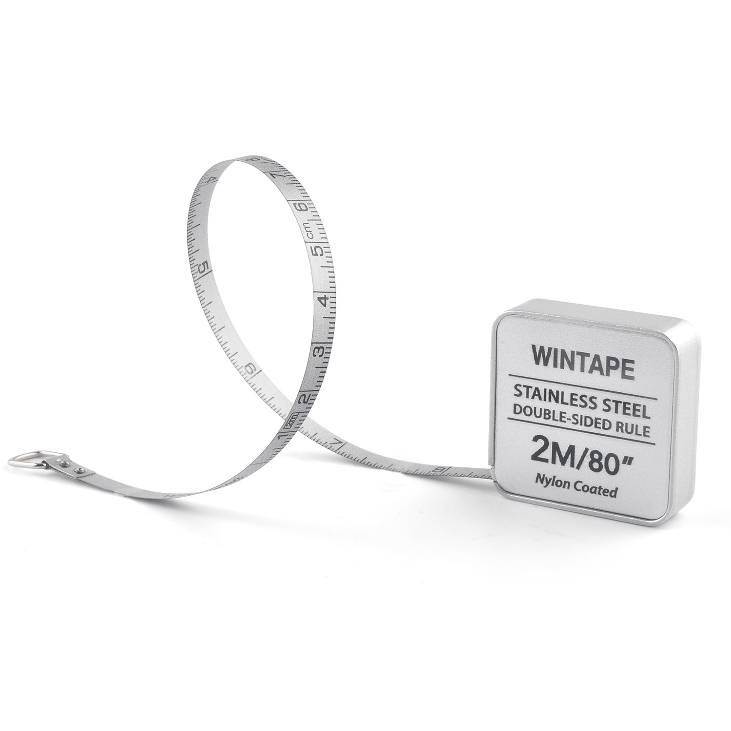 Wintape Custom Logo High Quality Mini 2M Tape Measure Zinc Case For Gift Promotion Durable Steel Measuring Tape