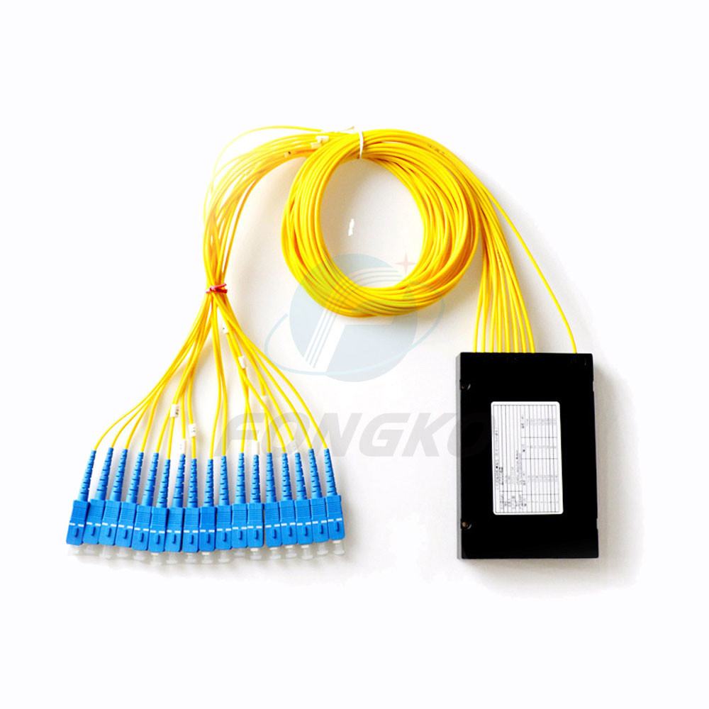 Sc Upc 1x16 Cassette Fiber Optic Splitter 16 Way Plc Splitter Module