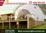 PVC Roof White Best Tent For Family Camping , Largest Camping Tent With Clear