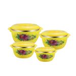 Plastic Handle Stainless Steel Fresh Hot Pot Eco 4pcs Lunch Box Set for School