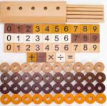 Enlightenment Wooden Educational Toys Column Baby Digital Cognitive Teaching