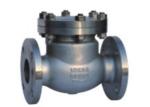 JIS KS Cast Steel Flanged Swing Check Valve Water Oil Stem Rustproof