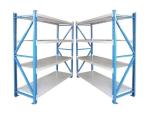 Steel Slotted Angle Shelving Rack , Adjustable Industrial Warehouse Racking