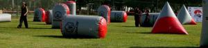 China 0.45mm, 0.55mm, 0.6mm, 0.9mm High Strength Weave String Structure Inflatable Paint Bunker factory
