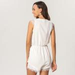 Newest Design Women Chiffon & Lace Sleeveless Jumpsuit