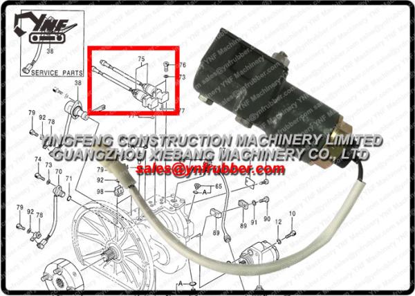 EX200-2 9147260 9098250 Excavator Solenoid Valve EX200LC-2 EX100-2 EX100-3