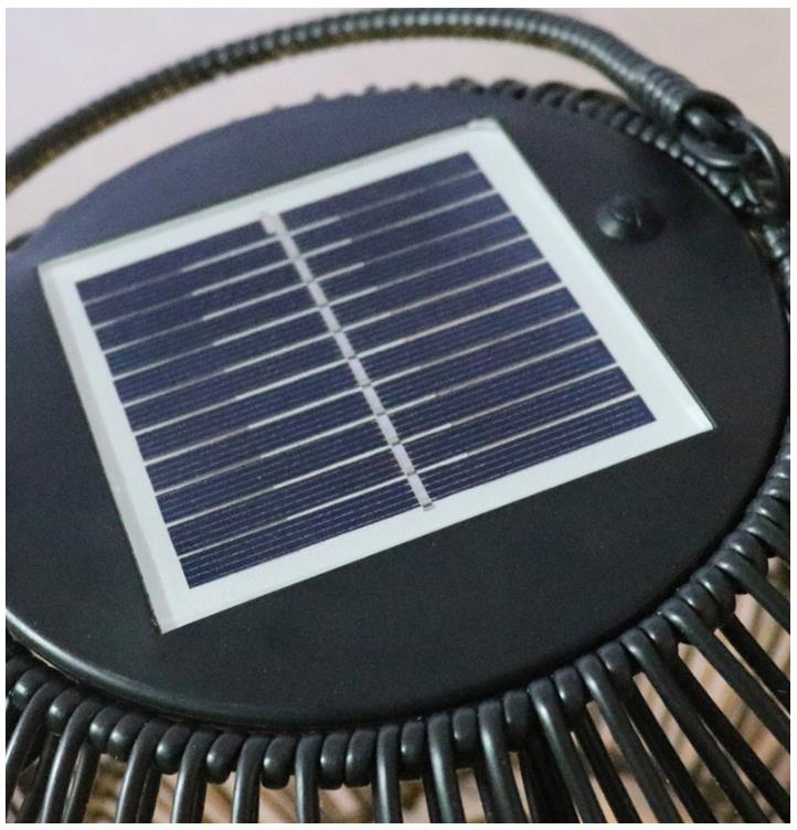 Customized Rattan Woven Solar Lights Portable 3500K IP65 Waterproof