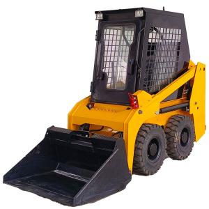 China Wholesale Cheap Skid Steer Loader Wheel Loader Earthmoving Machinery Skid Steer factory