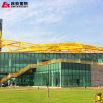 Steel Structure Construction Showroom Office 1000 Tons Building