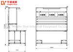 Anti Static Production Industries Workbench ,Black Lean Tube Detection Workbench