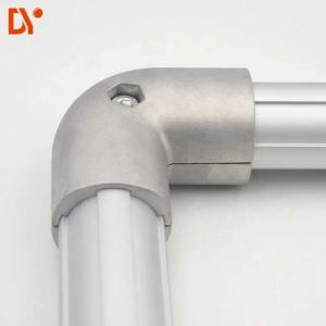 China 90 Degree Elbow Third Generation Aluminum Alloy Lean Pipe Joint Connector factory