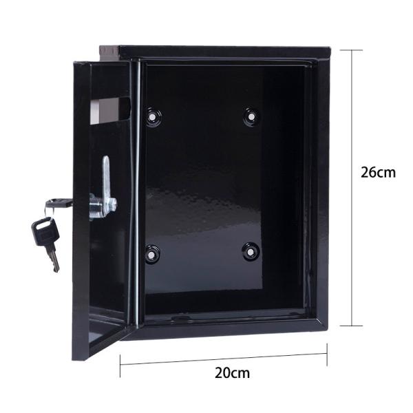 Durable High Strength Waterproof Residential Steel Mailbox Wall Mounted