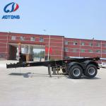 20ft Container Skeleton Dumping Semi Trailer 7700*2500*3070 mm Mechanical