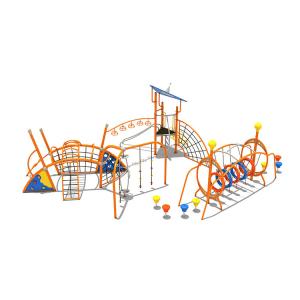 China Large Plastic Slide Kids Outdoor Playground 114mm Anti Static factory