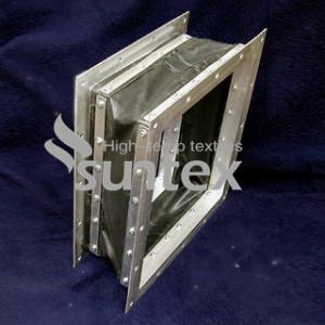 China 1 Mm Thickness Cloth Silicone Coated Fiberglass Fabric Flexible Hose In The System factory