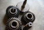 C45E 1030 Carbon Steel Roller Mill Bevel Pinion Gear with quenched and tempered