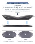 Electric Pulse Waist Belt Massager Heated Waist Wrap With 5 Intensity Levels