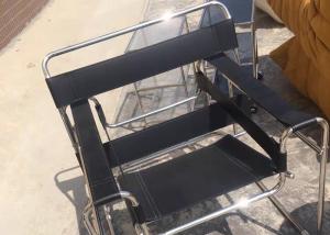 China Custom Living Room Chairs With Metal Legs Leather Belt factory