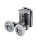 Lightweight 6-8mm Sliding Glass Door Rollers OEM For Curved Shower Door