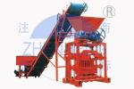 QT4-25 Cement Hollow Block Making Machine , Hydraulic Paver Block Making Machine