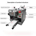 Automatic Chapati spaghetti tortilla tortilla and Spring rolls dumpling skin