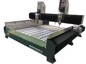 China stone carving machine ,Heavy Duty Granite Laser Etching Machine / CNC Marble Engraving Machine factory