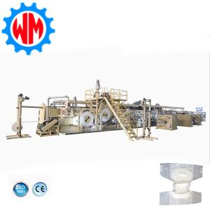 China High Speed Full Servo Adult Diaper Production Line Manufacturing Export to Africa factory