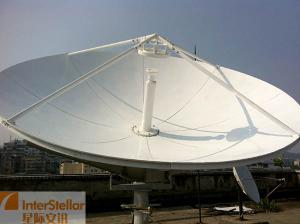 China 2.4m C Band Rx TX Satellite Antenna, Uplink Station Rx Tx Satellite Communication Antenna factory