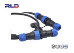 4 5 6 7 9 Pin Female Waterproof SP13 Connector For LED Lighting
