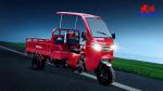 65 km/h Top Speed Diesel Semi Cab Cargo Tricycle Three Wheels Motorcycle 2021