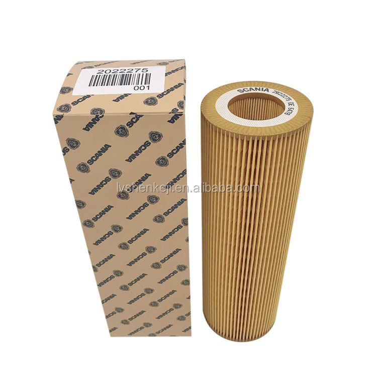 SC Oil Heavy Truck Filter 2022275 1742032 ISO9001 Certificate