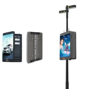 China Outdoor Gas Station Advertising Pillar Led Petrol Display Screen Totem Pole Signage factory