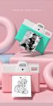 1080P HD Video Kids Instant Print Camera Multifunctional 48MP Photo Toddler Toy