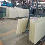 Electric Liquid Crystal Laminated Glass Switchable Between Transparent And