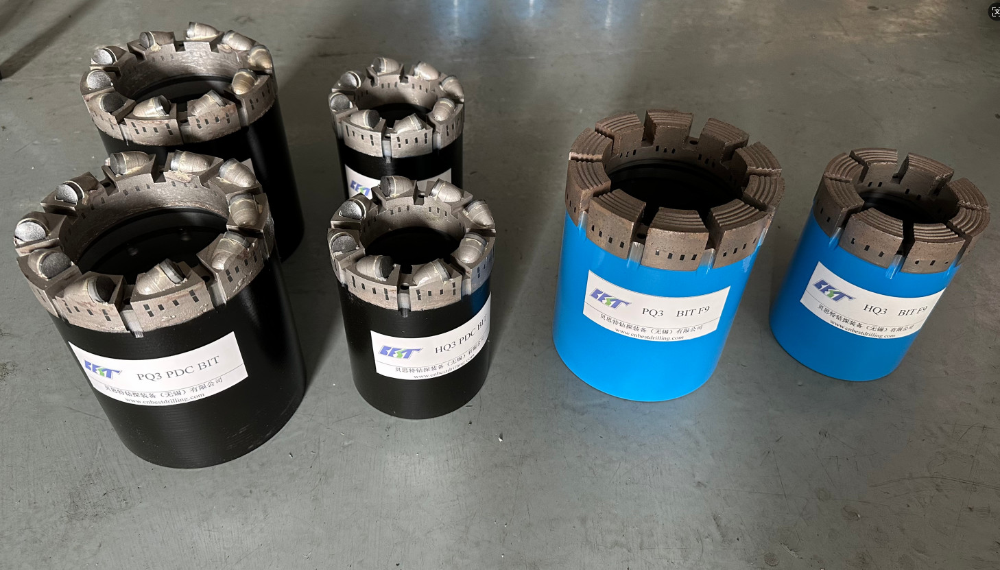 Smooth Surface Impregnated Diamond Core Bit for wireline core drill rig spare parts