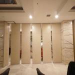 Sliding Soundproof Movable Partition Walls Top Hung Supported 85 mm Melamine