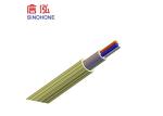 Non Metallic Air Blown Fiber Optic Cable Stable Structure Less Manpower