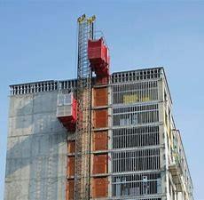 China 3200kgs 96m/Min VFD Platform Building Construction Personnel Hoist factory