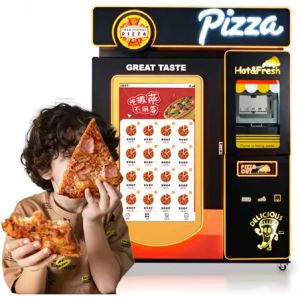 Vending Machine with Touchscreen: Automatic Food Dispenser Mug Printer Combo